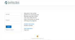 Desktop Screenshot of lkdsb.elearningontario.ca